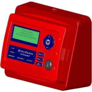 Fire-Lite ANN-SB80KIT-R Surface Mount Backbox with Angled Wedge for Annunciator, Red