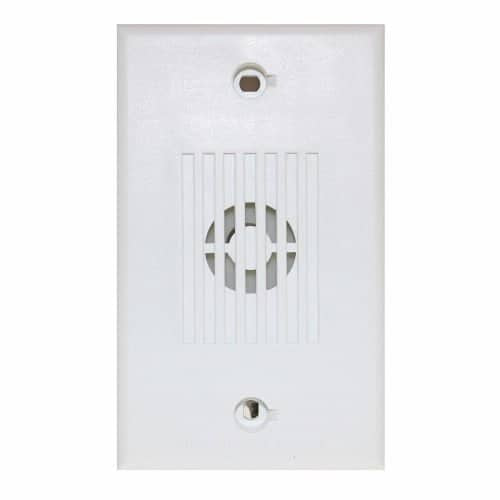 Eaton MIZ-24S-W MIZ Mini Horn, Wall, 24V, Temporal/Continuous, Indoor, White