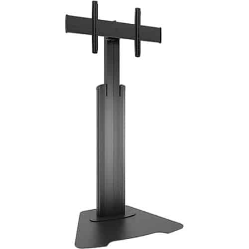 Chief LFAUB Fusion Large Manual Height Adjustable Floor AV Stand, for 42 - 86" Displays, Black
