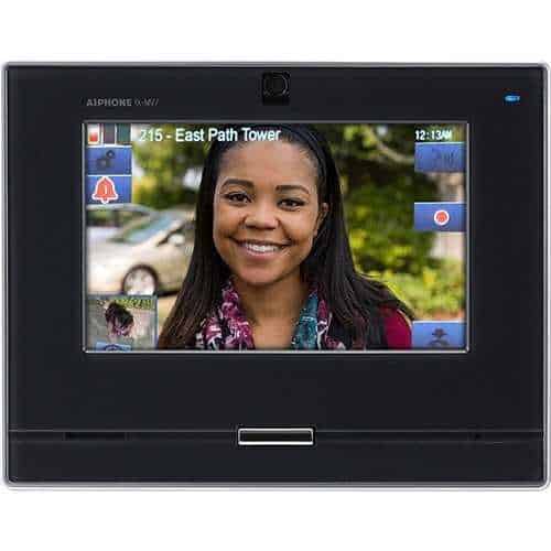 Aiphone IX-MV7-B IP SIP Compatible IP Video Master Station, Black