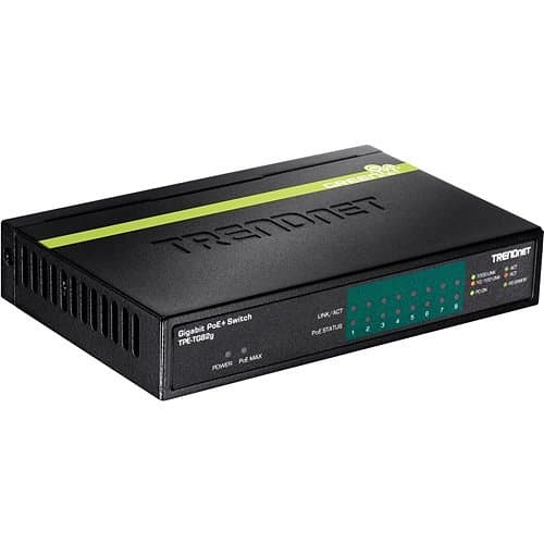 TRENDnet TPE-TG82G 8-Port Gigabit PoE Switch