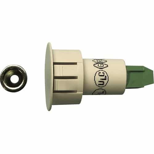 Mechanical component with a brand logo on a white background