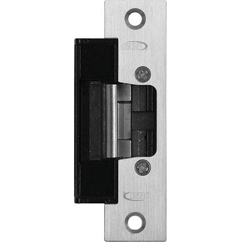 RCI S6514 6 Series Centerline Electric Strike, Standard Profile, ANSI Square Corners, Brushed Stainless Steel