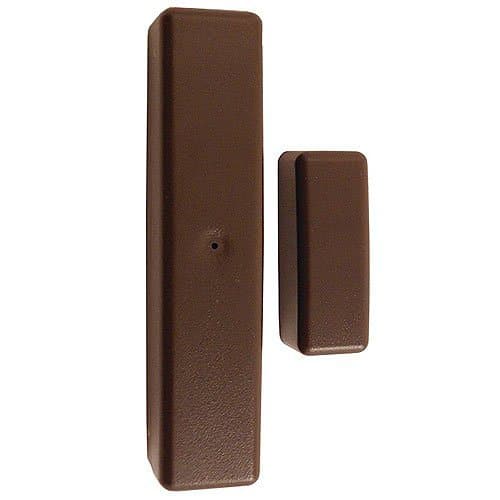 ELK 6020BR Slim Line Door and Window Sensor Two-Way Wireless, Brown