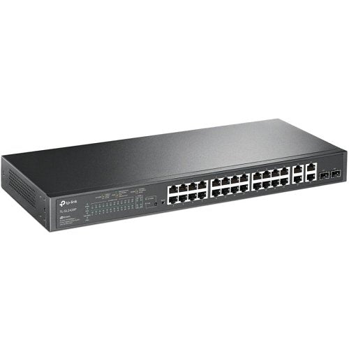 TP-Link TL-SL2428P T1500-28PCT JetStream 24-Port 10/100Mbps Smart PoE Switch