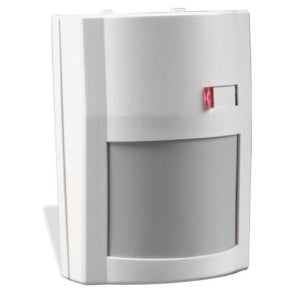White motion sensor on a white background