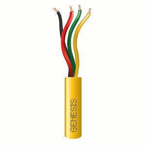Genesis 21035802 Speed Bag 22/4 Solid Riser Cable, 500', Yellow