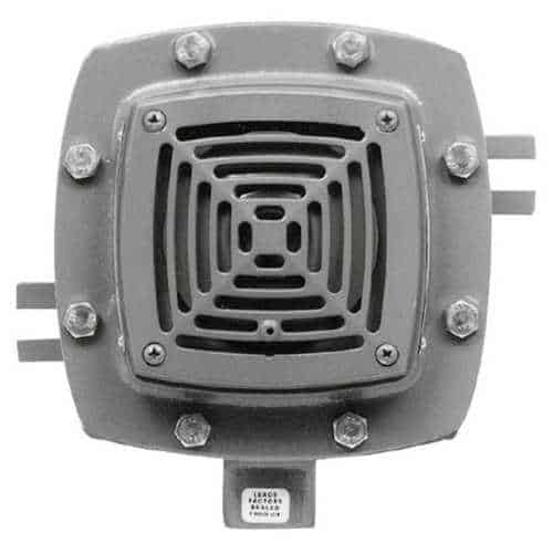 Edwards Signaling 870EX Series Vibrating Horn, bracket mount, explosionproof, NEMA 4X rated, 3.8 VA per lamp,