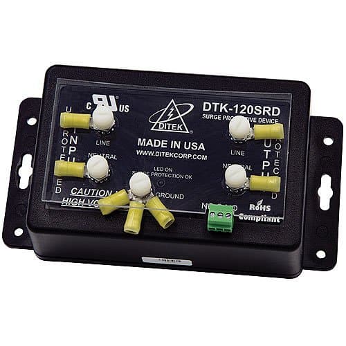 DITEK DTK-120SRD 120VAC Surge Protective Device with Dry Contacts
