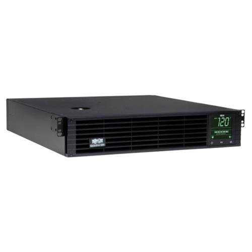 Tripp Lite SMART2200RM2UN SmartPro 120V 2.2KVA 1.92KW Line-Interactive Sine Wave UPS, 2U Rack, tower, Pre-Installed WEBCARDLX Network Interface, LCD Display, USB, DB9 Serial