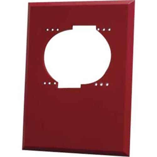 System Sensor RFP 9.5" x 7" Retrofit Plate for SpectrAlert wall-mount speaker strobe, Red