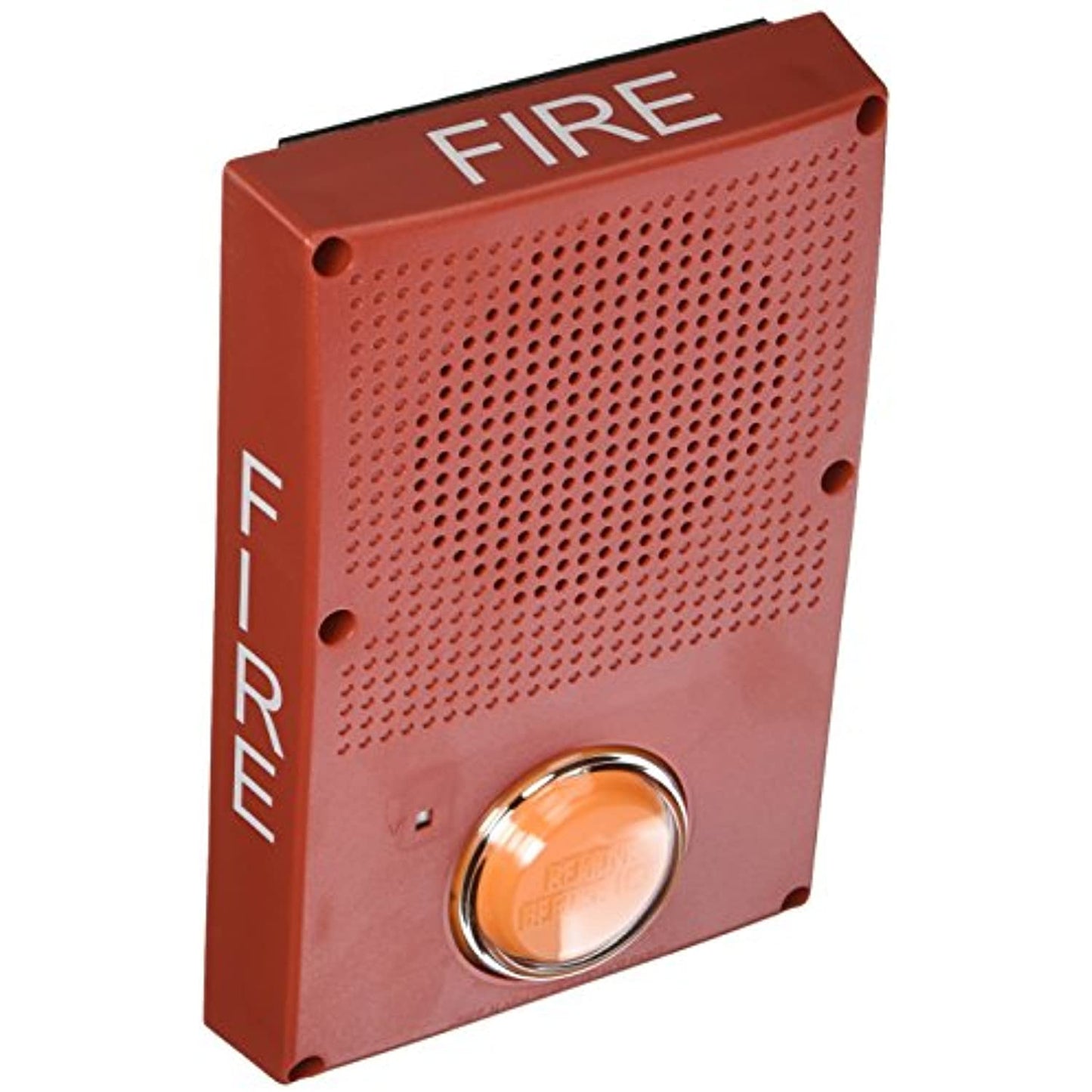 Edwards Signaling WG4RF-HVMC Genesis WG4 Series 24VDC Horn Strobe, FIRE Marking, Clear Lens, Red