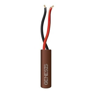 Genesis 21025807 Speed Bag 22/2 Stranded Riser Cable, 500', Brown