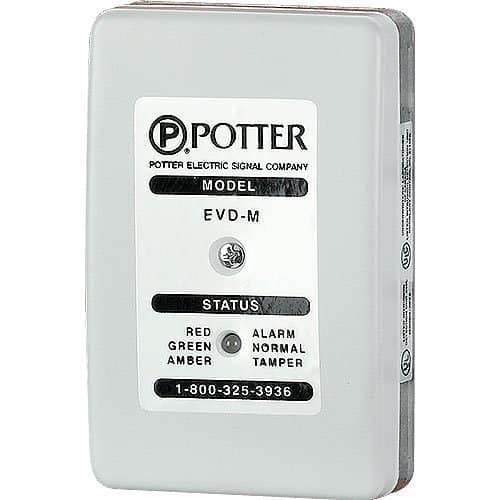 Potter EVD-2 Electronic Vibration Detector System with Remote Pickup