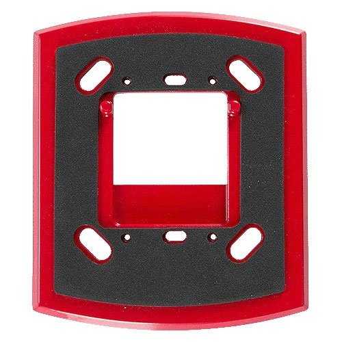 System Sensor WTP SpectrAlert Advance Weatherproof Mounting Plate for Flush Mounting Outdoor K Series Horns and Horn Strobes, Red
