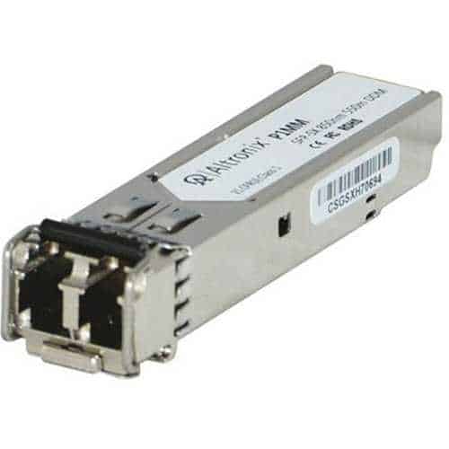 Network module with brand label on a white background