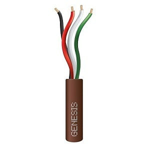 Genesis 21045807 Speed Bag 22/4 Stranded Riser Cable, 500', Brown (Replaces 11045807)