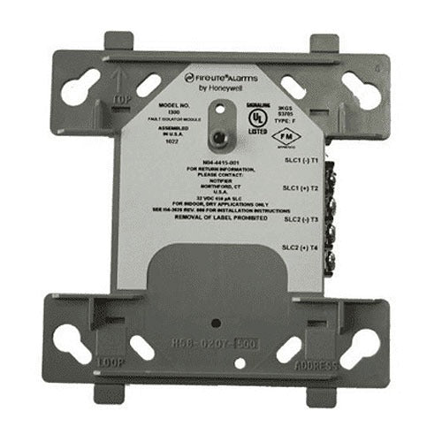 Fire alarm control panel by Honeywell on a white background