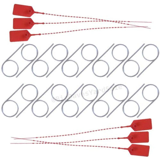 22 - Tamper Seals (RED) and 20 - Fire Extinguisher Pull Pins