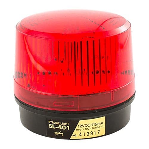 Potter SL-401-R 60,000 Candle Power Output Strobe, Red (4190019)