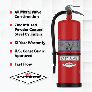 Amerex Model 794 20lb Purple K Z-Series Fast Flow 40B:C UL Rating