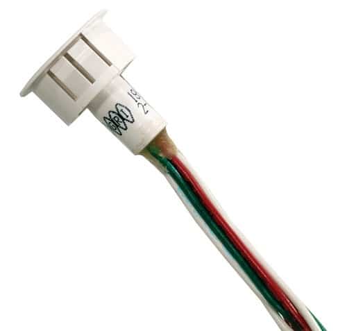 GRI 195-12 3/4" Steel Door Recessed Switch Set, Standard Gap, 5W, 175VDC, 0.25A, DPDT, x 2, White