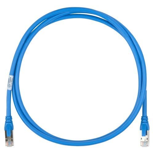 Belden C6F1100003 CAT6 Plus Patch Cable, 24/4 Solid BC, Shielded F/UTP, CMR, T568A/B-T568A/B, 3' (0.9m), Black