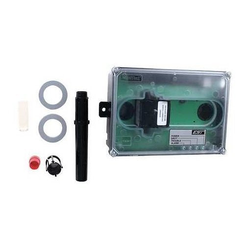 Commercial HVAC duct smoke detector kit against a plain white background