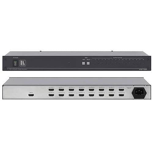 Kramer 10-70753210 VM-16H Distribution Amplifier, 4K@60Hz HDMI 2.0 Signals