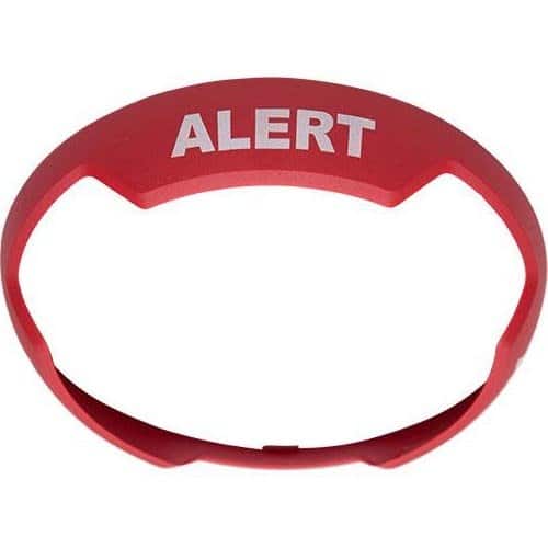 System Sensor BZRC-AL L-Series BZRC Ceiling Mount Strobes and Horn-strobes Red Bezel Kit, “ALERT” Marking