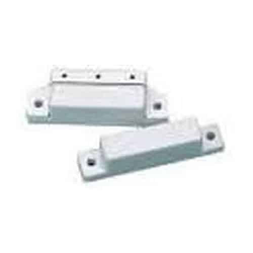 GRI 29AWGWW1K Surface Mount Magnetic Reed Switch Set with 1K Resistor, 1-1/2" Wide Gap,, White 10 pack