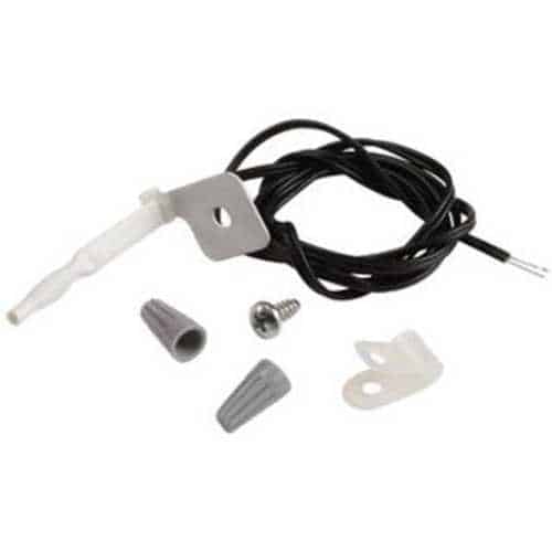 Electrical connector kit with cable, connectors, and screws on a white background