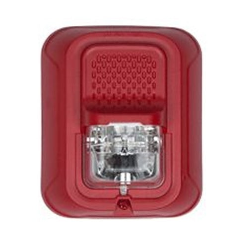 System Sensor SGRKLED L-Series Outdoor Compact Wall-Mounted LED Strobe, "FIRE", Red