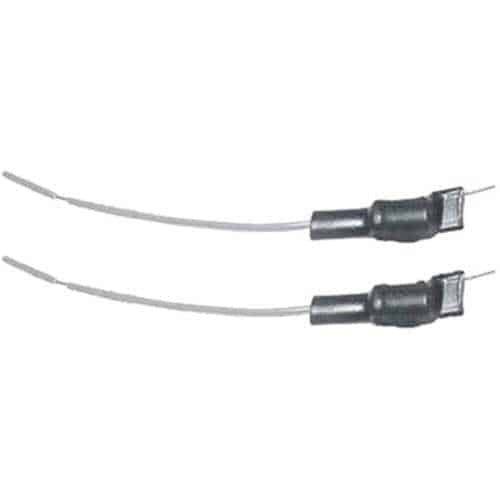 Two identical electronic component assemblies arranged horizontally against a plain white background, one positioned directly above the other