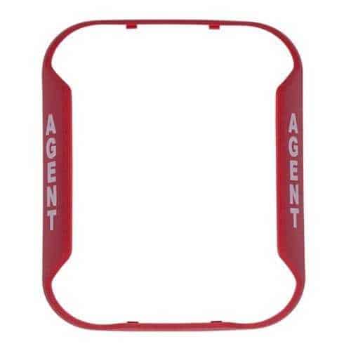 System Sensor BZR-AG "Agent" Red Bezel For Wall-Mount Horn Strobe