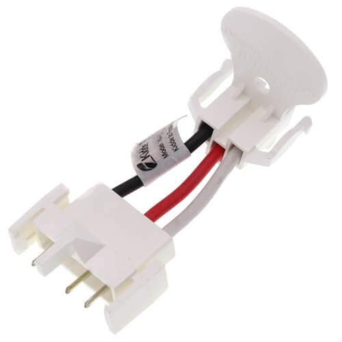 Electrical connector with wires on a white background