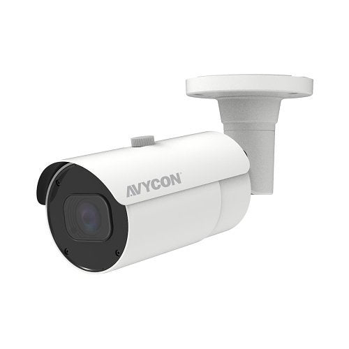 AVYCON AVC-NPB51M Diversity Series 5MP H.265 IR Bullet IP Camera, 2.7-13.5mm Motorized Lens, White