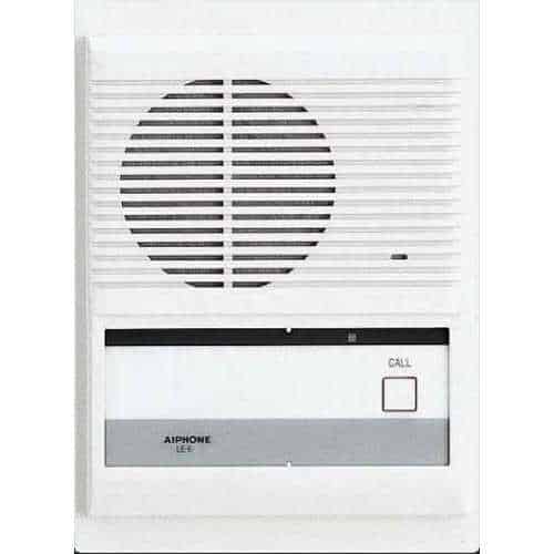 White intercom system with Aiphone branding on a white background