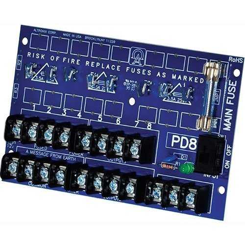 Altronix PD8CB Power Distribution Module