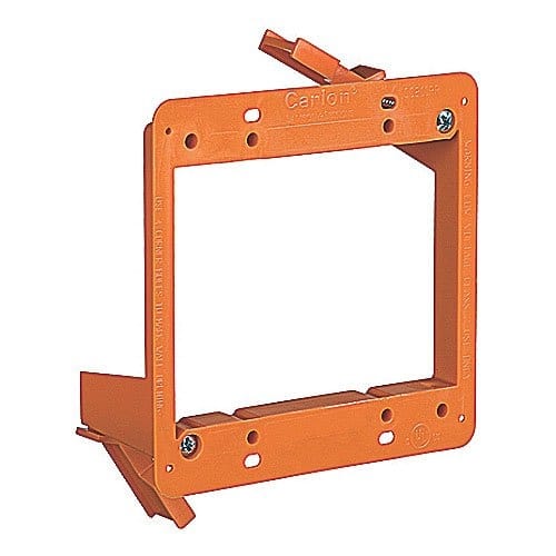 Orange metal frame with 'Carlon' branding on a white background