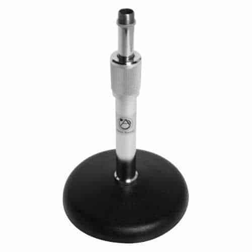 AtlasIED DS7E Adjustable Height Desktop Mic Stand 8-13", Ebony