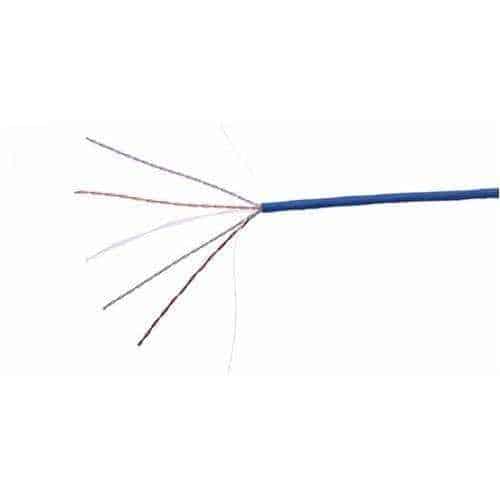 ADI PRO 0E-CAT6PBLP CAT6 Plenum Cable, 23/4 Solid BC, Unshielded, UTP, CMP/FT6, 1000' (304.8m) Reel in Box, Blue