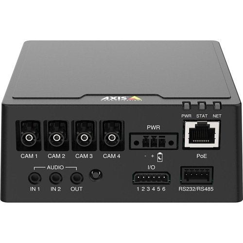 AXIS F9114 Series 2MP 4-channel Main Unit with Audio and I/O, Compatible with 2nd Generation Sensors and Cables