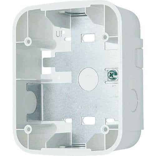 System Sensor SBBWL L-Series Wall Surface Mount Back Box, 4x4 Horn, Strobes and Horn Strobes, White