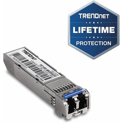 TRENDnet TE100-MGBS20 100Base-FX SFP Single-Mode LC Module, 12.42 mi. (20km)