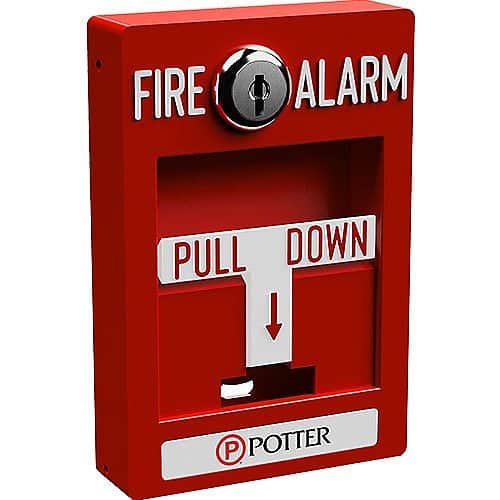 Potter PAD100-PSSA Single Action Pull Station