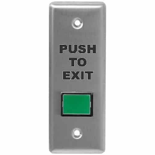 Camden CM-310GPTE Rectangular LED Illuminated Exit Switch