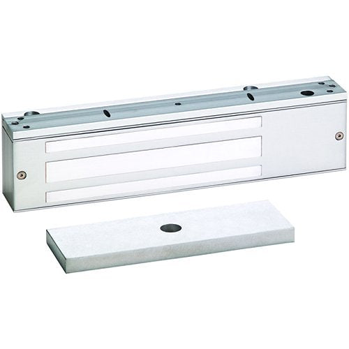 Security electromagnetic door lock assembly, commonly known as a maglock, set against a plain white background