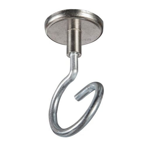 Metallic hook on a white background