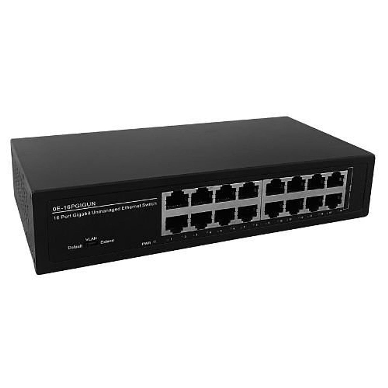 UltraTech 0E-16PGIGUN 16-Port Gigabit Unmanaged Ethernet Switch